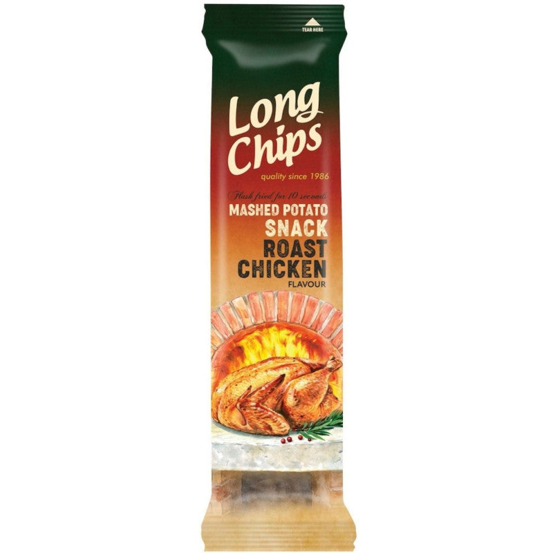 LONG CHIPS ROAST CHICKEN Flavor Potato Chips 75g