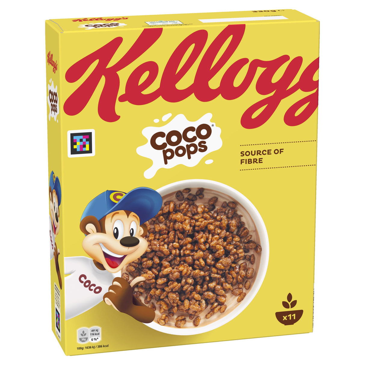 KELLOGGS COCO POPS Breakfast Cereal 330g