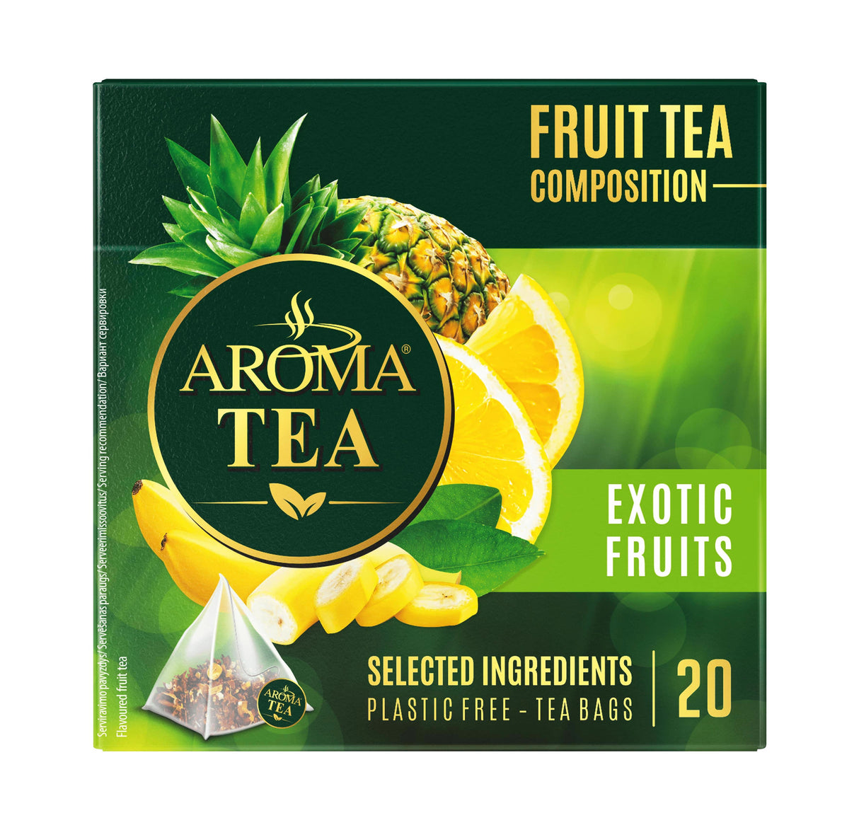 AROMA TEA Exotic Fruits Flavor Fruit Tea 40g