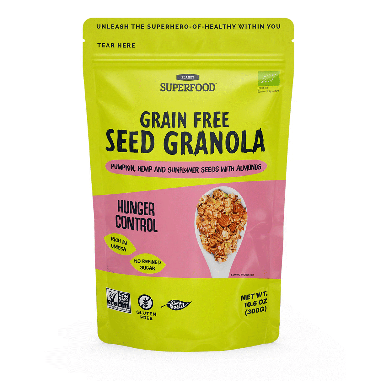 SUPERFOOD HUNGER CONTROL Organic Granola 300g
