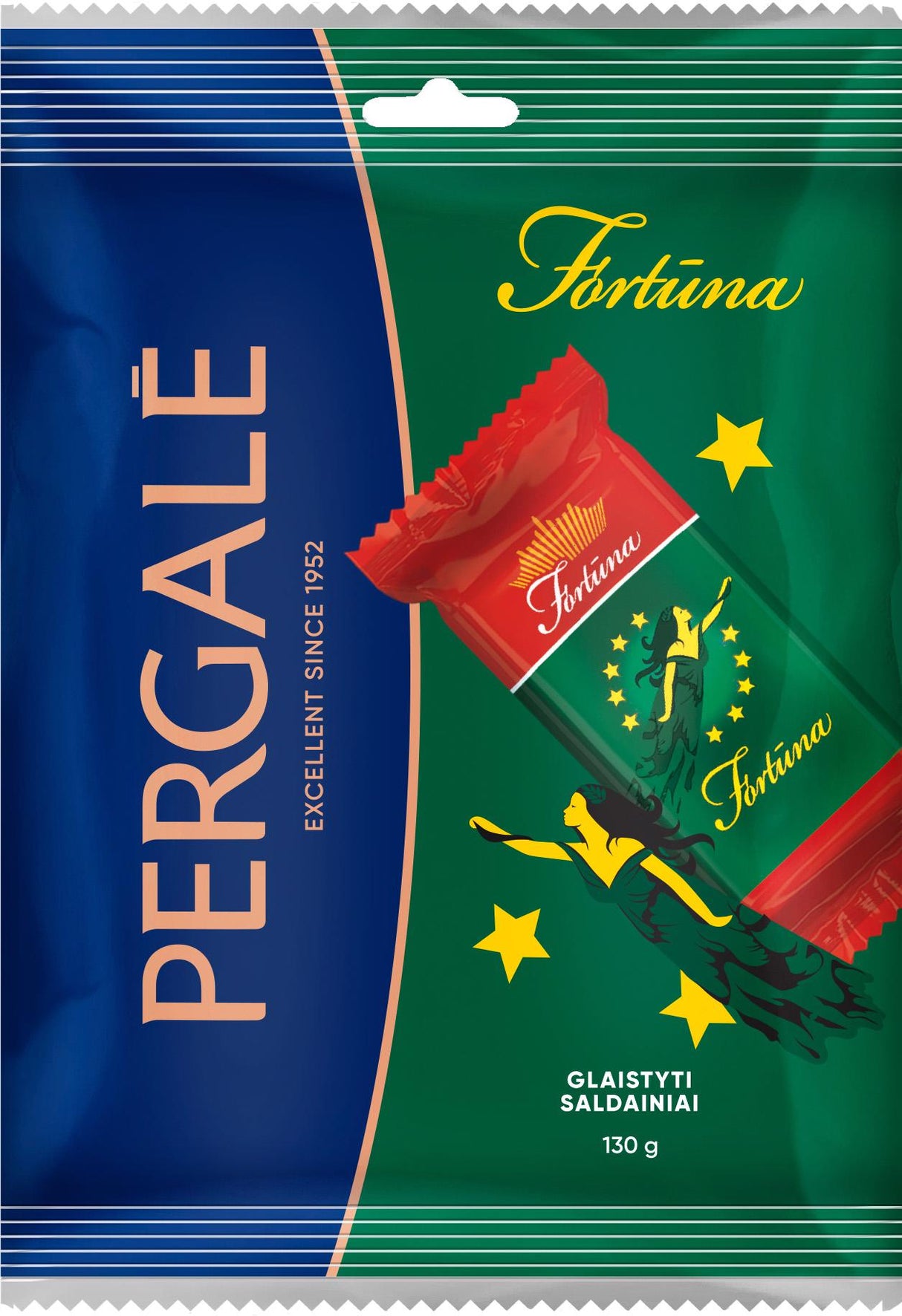 PERGALE FORTŪNA Milk Chocolate Candies 130g