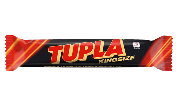 TUPLA KING SIZE Milk Chocolate Bar With Cocoa Nougat Filling 85g