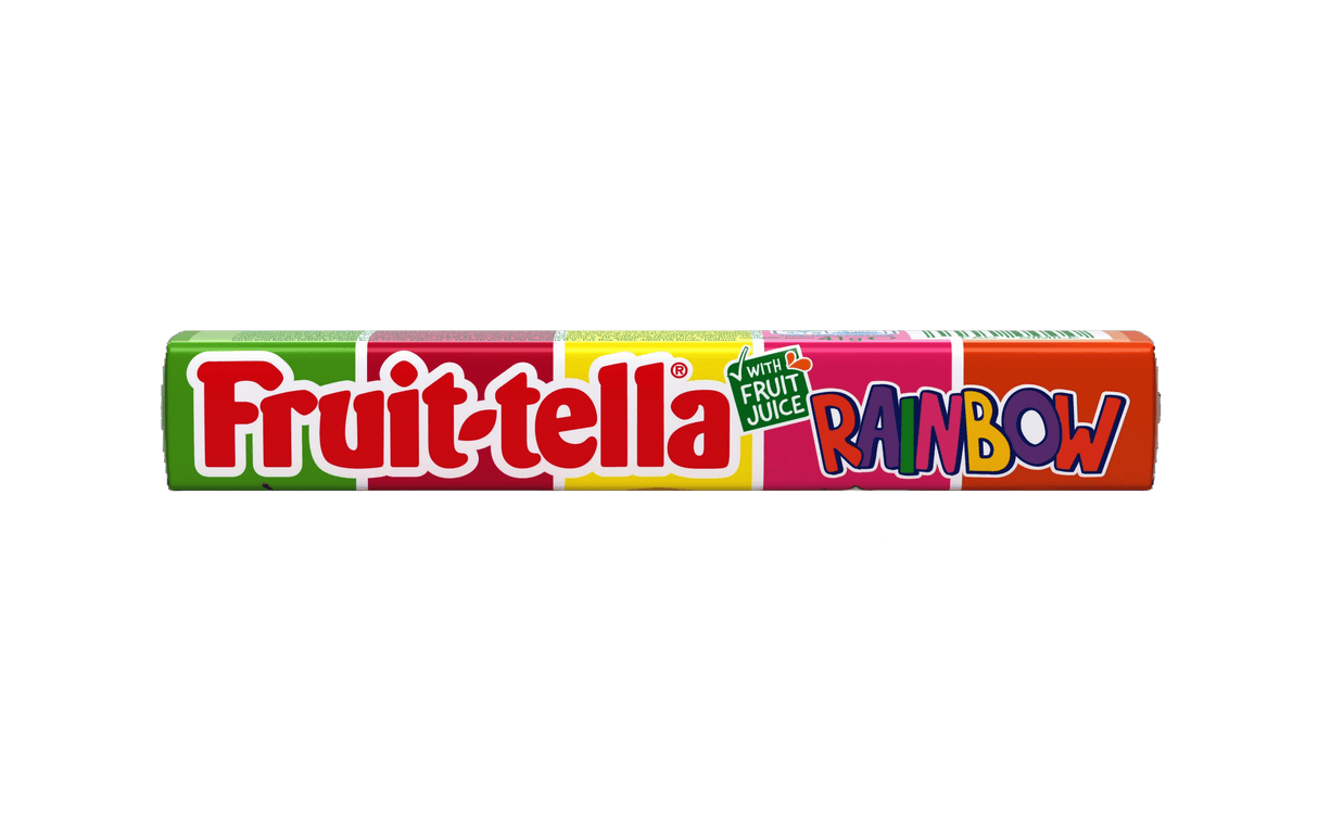 FRUITTELLA RAINBOW Apple Lemon Orange Berry Flavor Chewy Candies 41g