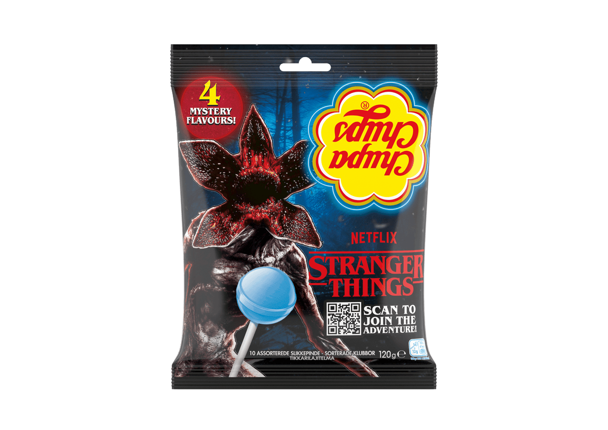 CHUPA CHUPS Upside Down Stranger Things Edition Lollipops 120g