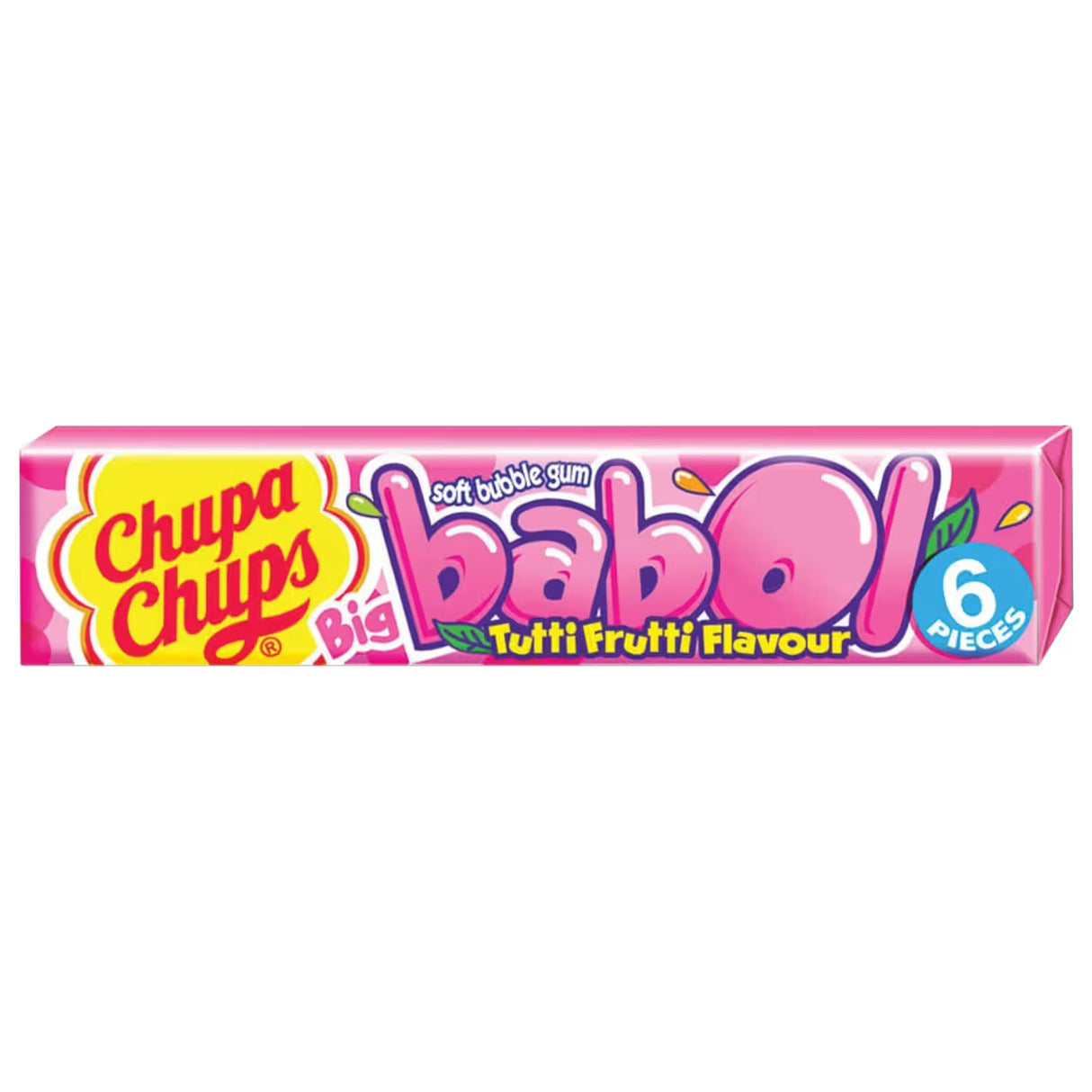 CHUPA CHUPS BIG BABOL Tutti Frutti Flavor Bubble Gum 27.6g