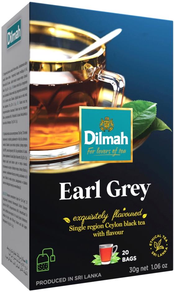DILMAH EARL GREY Flavor Ceylon Black Tea 30g
