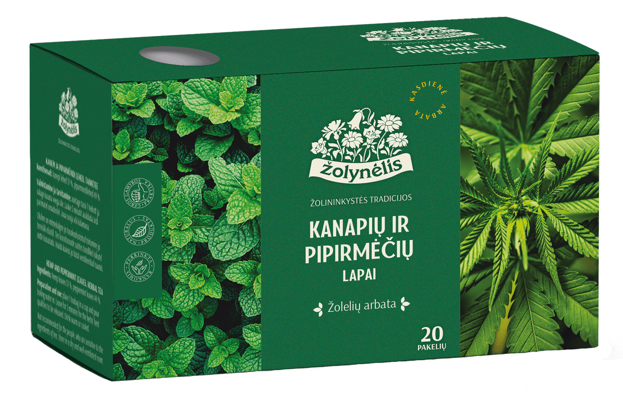 ŽOLYNĖLIS Hemp & Peppermint Herbal Tea 30g