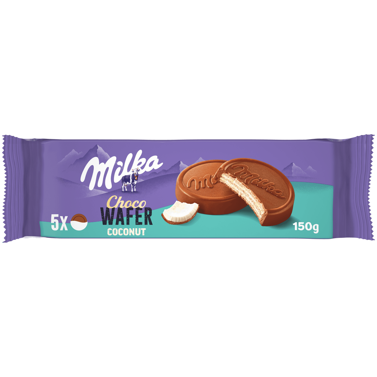 MILKA Choco Wafer Coconut Wafer Cookies 150g