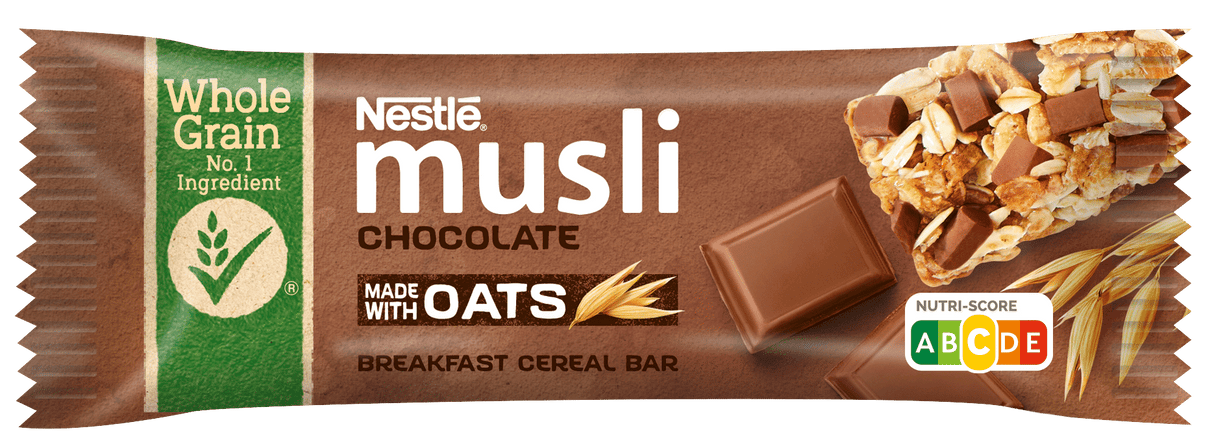 NESTLE MUSLI Chocolate Wholegrain Cereal Bar 35g