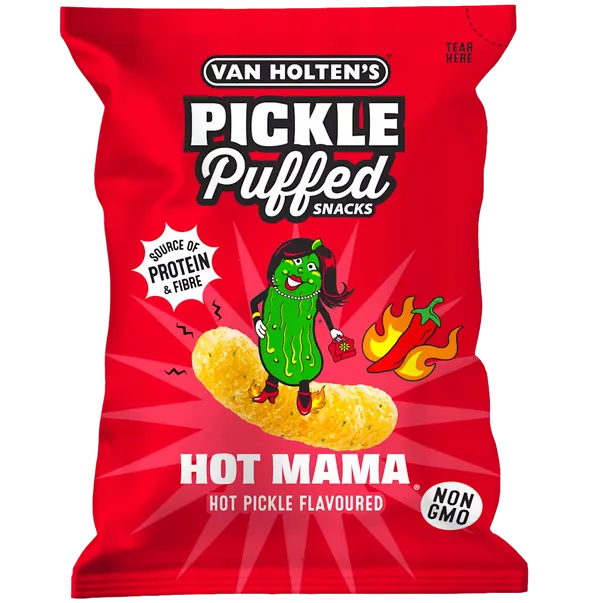 VAN HOLTEN'S PICKLE Puffed Snacks Bundle 3 x 90g