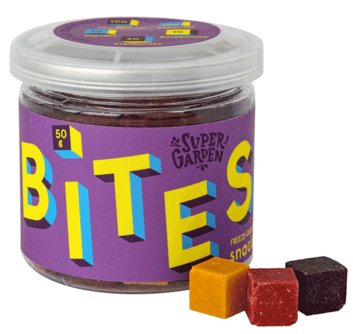 SUPERGARDEN BITES Freeze Dried Forest Berries Dried Fruits 45g