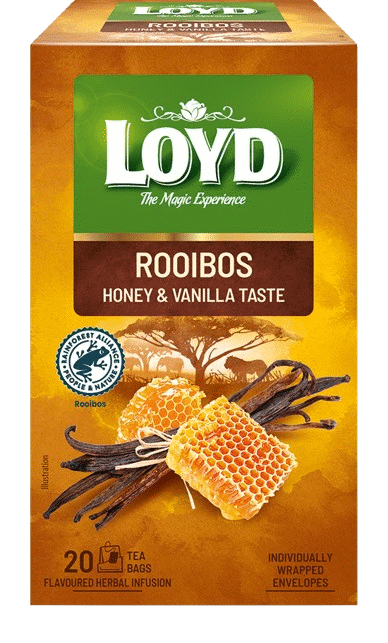 LOYD ROOIBOS HONEY & VANILLA Flavor Herbal Tea 10 x 40g