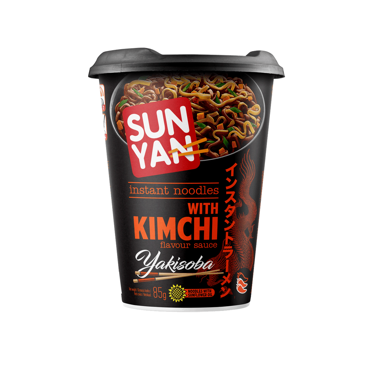 SUN YAN Yakisoba Instant Noodles with Kimchi Sauce 85g