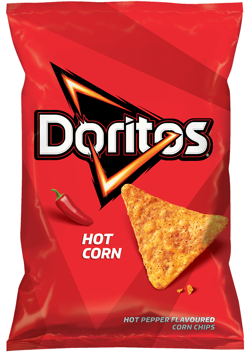 DORITOS Hot Corn Flavor Corn Chips Snacks 100g 3.5oz