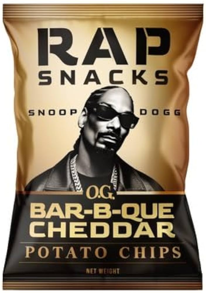 RAP SNACKS SNOOP DOGG BBQ Cheddar Flavor Potato Chips 71g