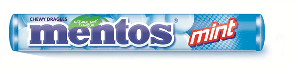 MENTOS MINT Flavor Chewy Dragee Candies 37.5g