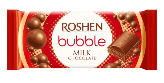 ROSHEN BUBBLE Milk Chocolate Bar 80g 2.8oz