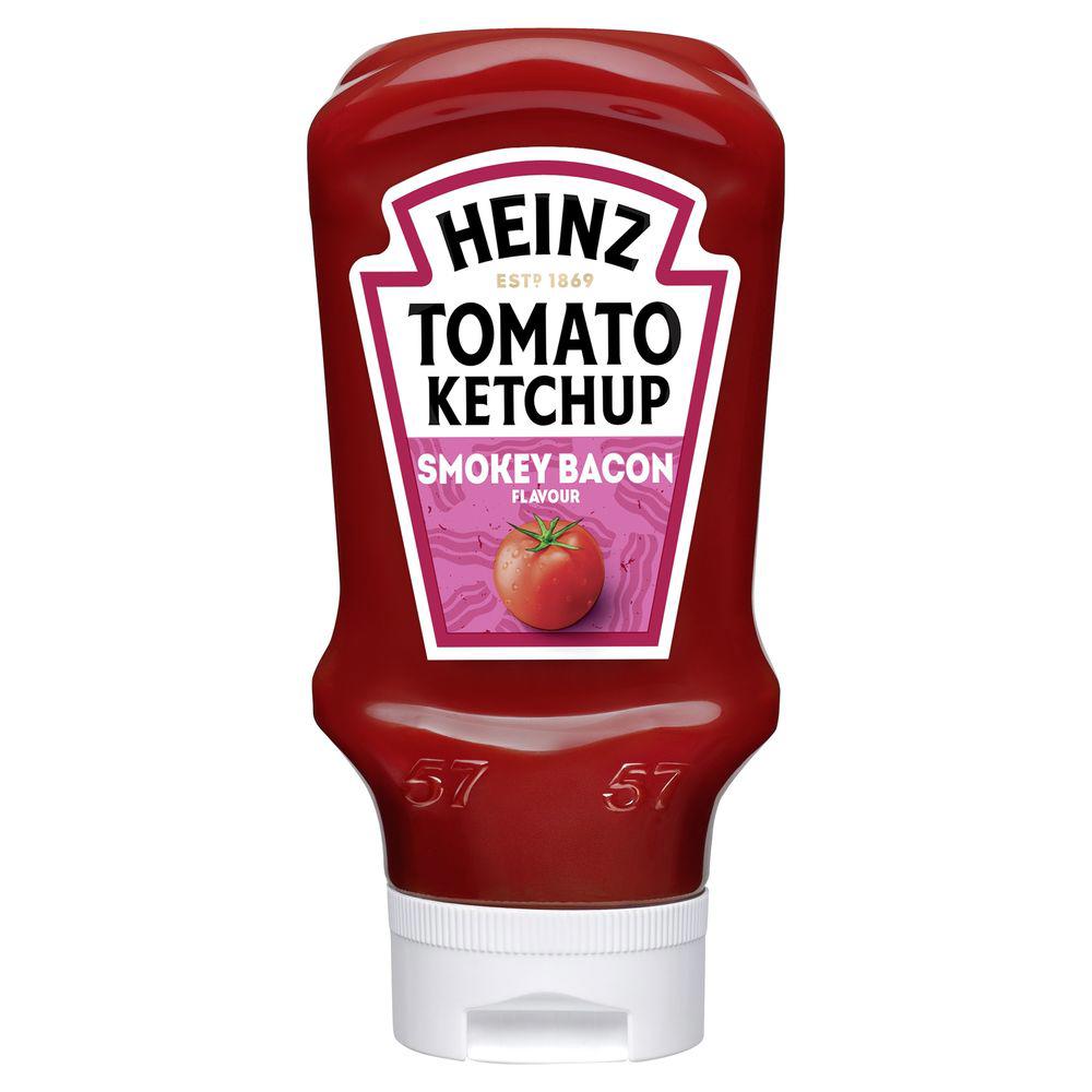 HEINZ SMOKEY BACON Flavor Tomato Ketchup Bottle 460g 16.2oz
