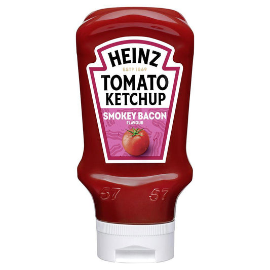 HEINZ SMOKEY BACON Flavor Tomato Ketchup Bottle 460g 16.2oz