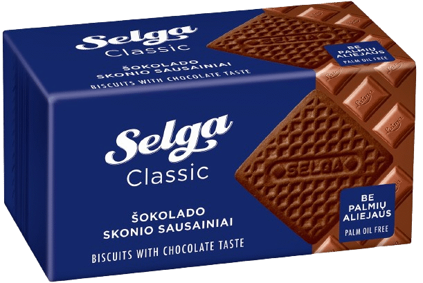 SELGA Chocolate Flavor Cookies 180g