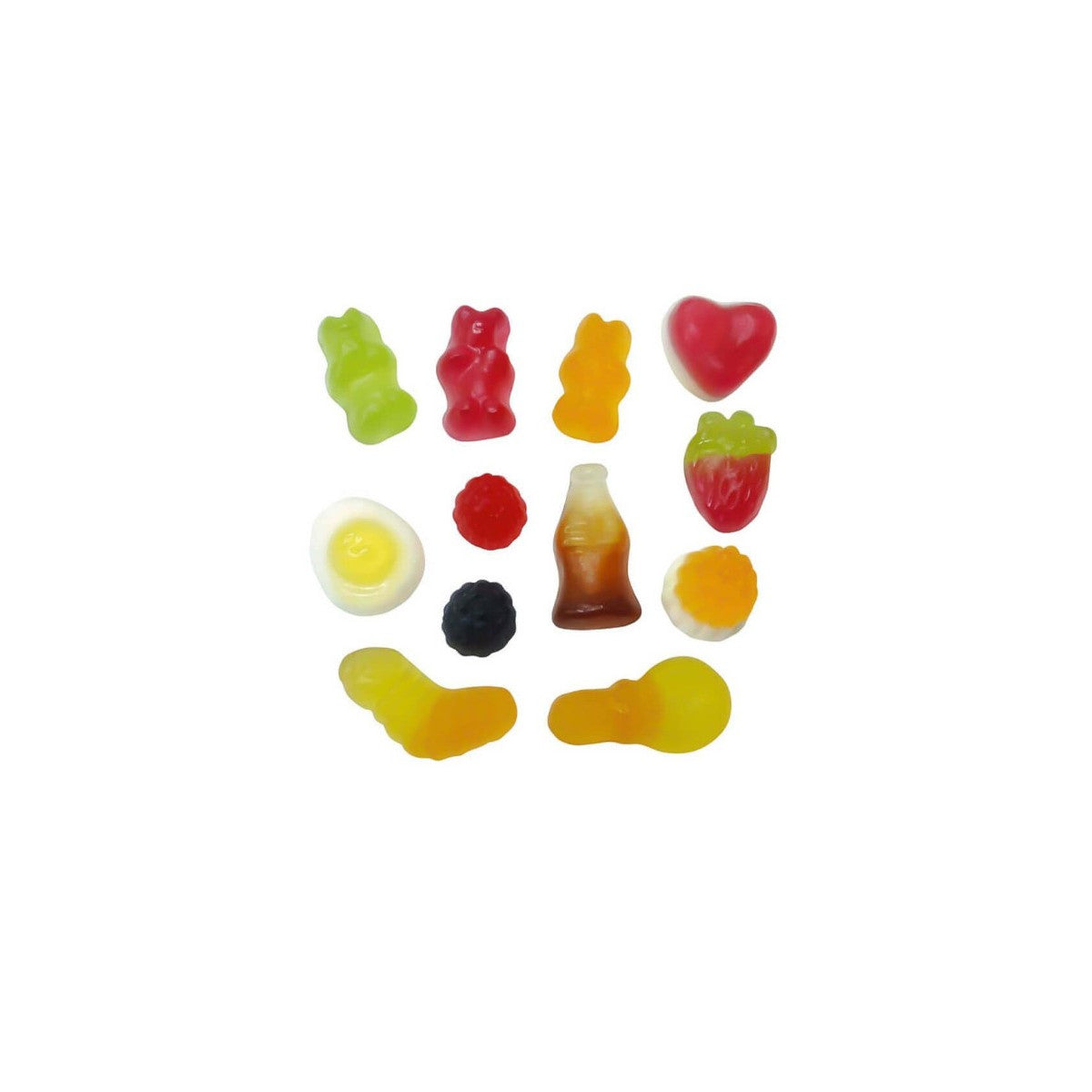 VIDAL FAB MIX Fruit Flavor Assorted Gummi Candies 100g