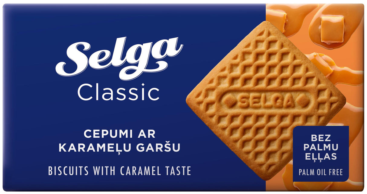 SELGA Caramel Flavor Cookies 180g