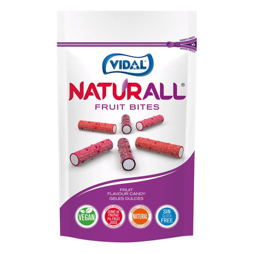 VIDAL NATURALL Fruit Bites Vegan Gummi Candies 180g