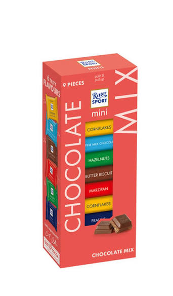 RITTER SPORT Mini Chocolate Bars Mix 150g