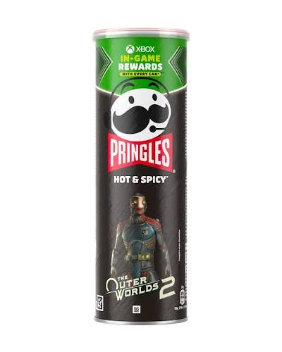 PRINGLES HOT & SPICY Flavor The Outer Worlds 2 Edition Potato Chips 165g