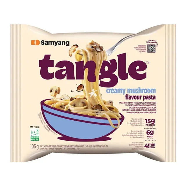 SAMYANG Tangle Creamy Mushroom Flavor Instant Pasta 105g