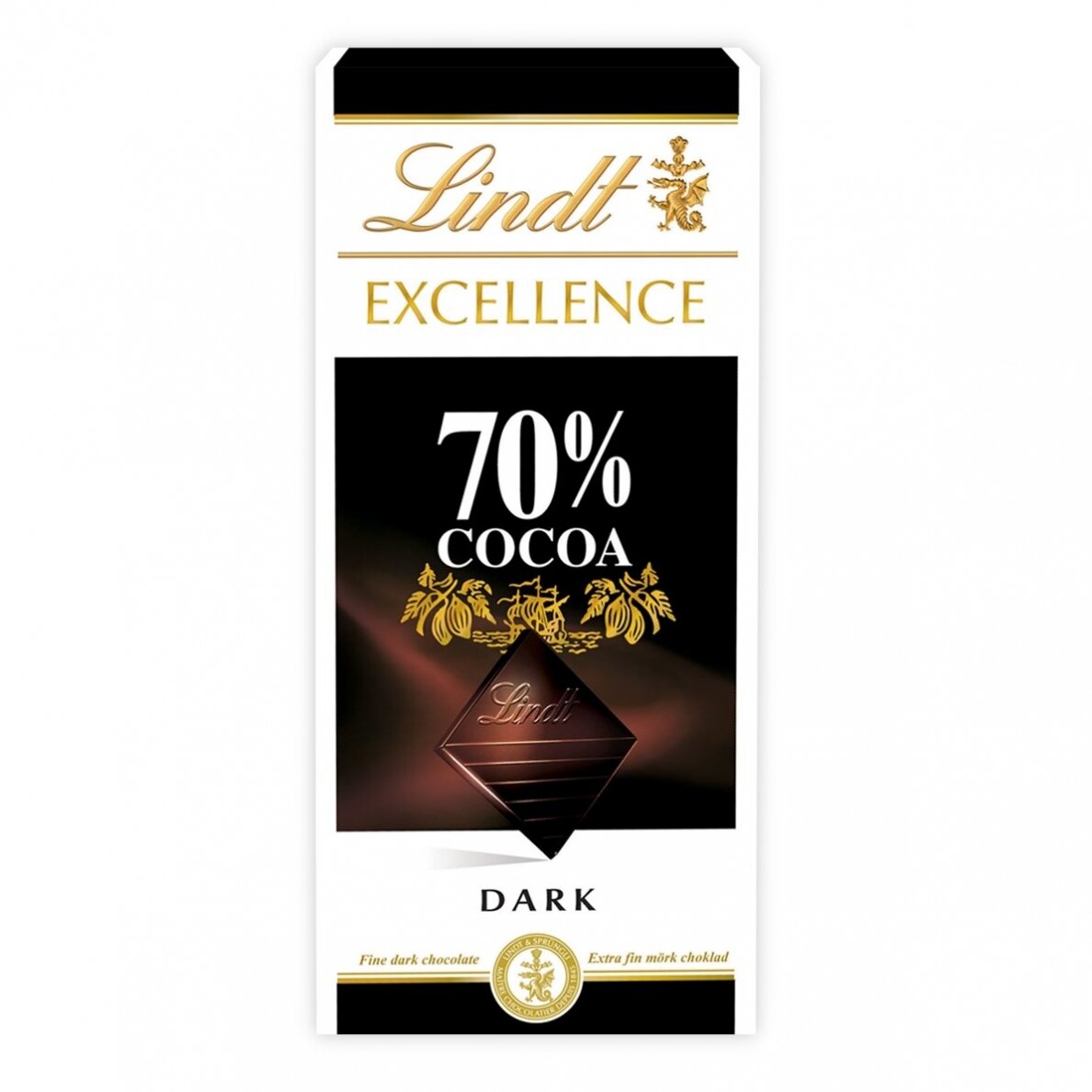 LINDT EXCELLENCE 70% Cocoa Dark Chocolare Bar 100g