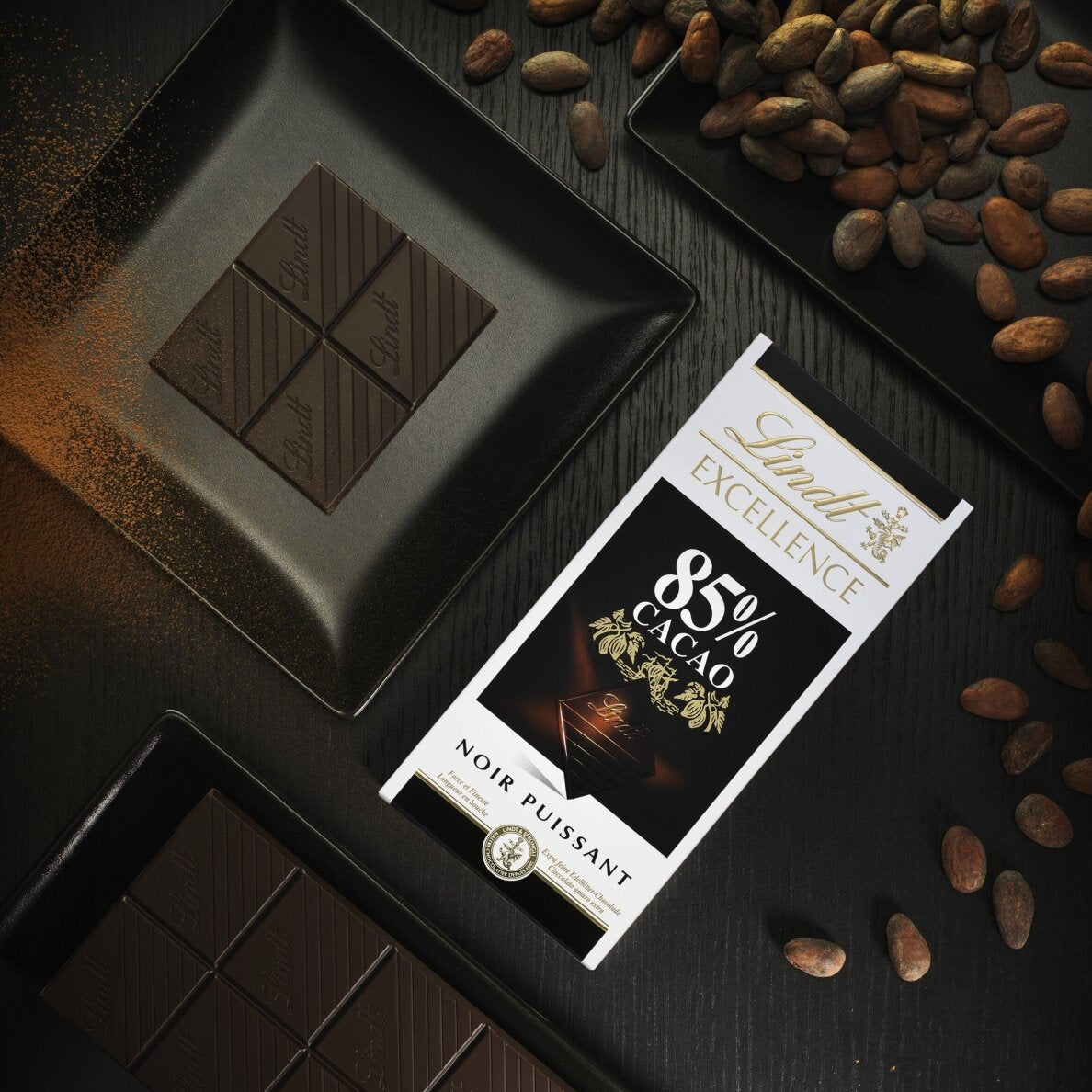 LINDT EXCELLENCE 85% Cocoa Dark Chocolare Bar 100g