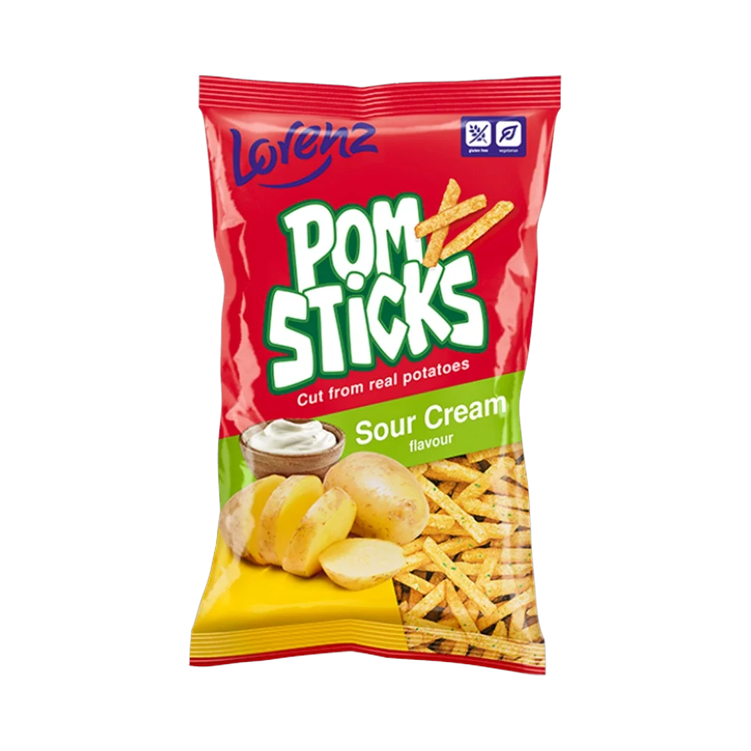 LORENZ POMSTICKS Sour Cream Flavor Potato Chips 85g