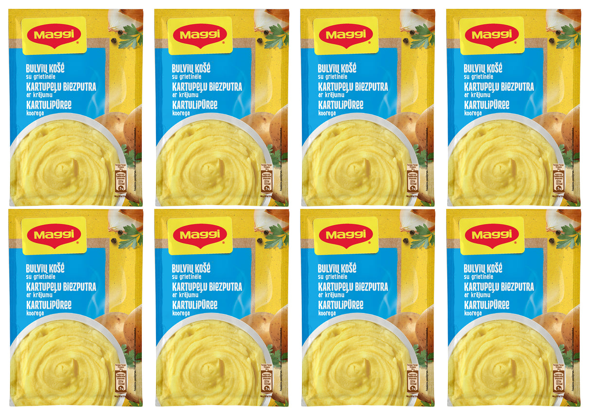 MAGGI Instant Mashed Potatoes with Cream 8 x 35g