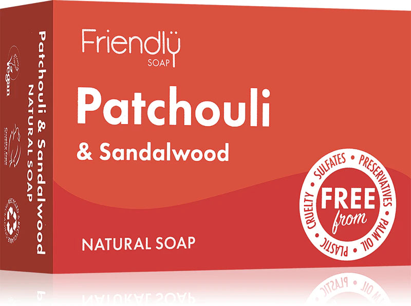Friendly Soap Natural Soap Patchouli & Sandalwood 95g