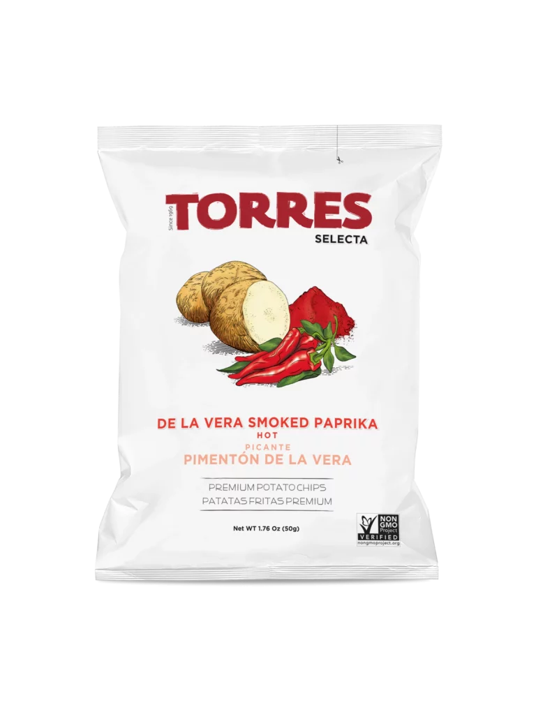 TORRES De La Vera Hot Smoked Paprika Flavor Potato Chips 50g