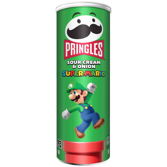PRINGLES SUPER MARIO EDITION Sour Cream & Onion Flavor Potato Chips 165g 5.8oz
