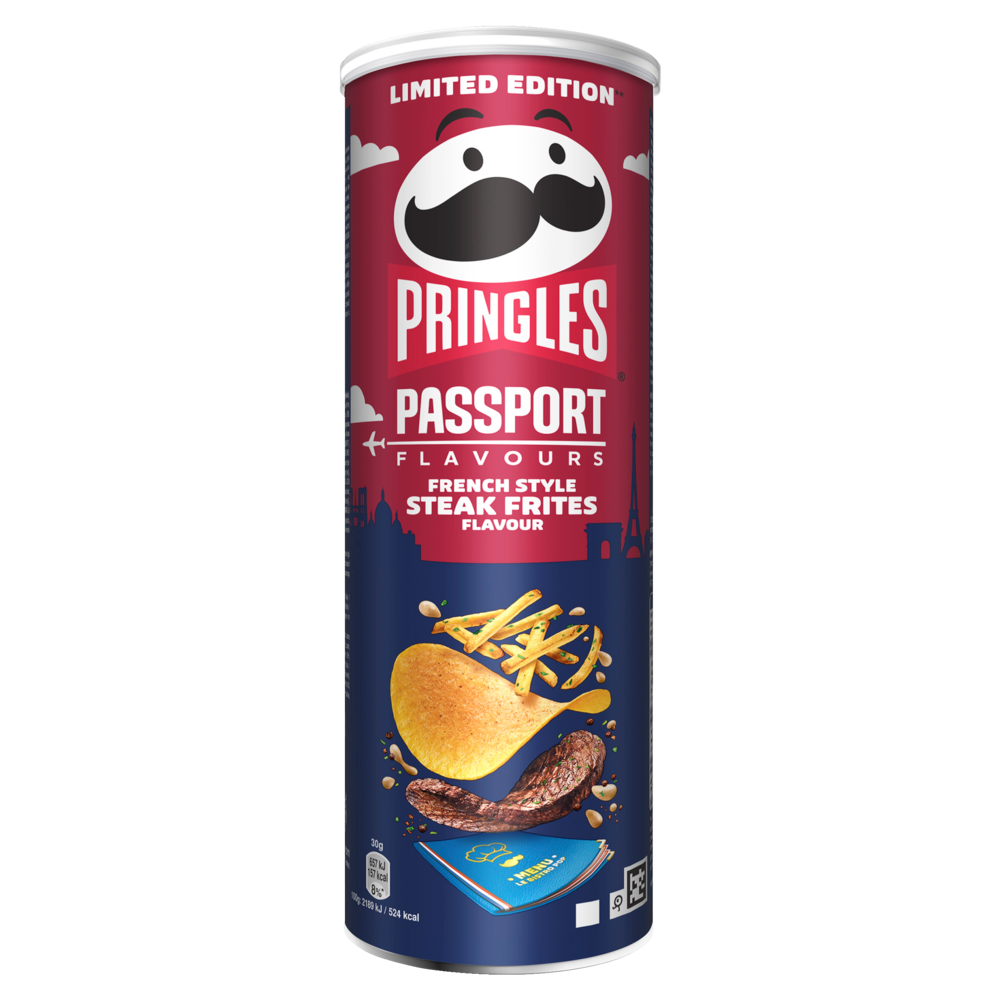 PRINGLES PASSPORT French Style Steak Frites Flavor Potato Chips 165g 5.8oz