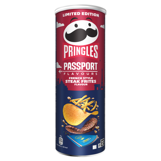 PRINGLES PASSPORT French Style Steak Frites Flavor Potato Chips 165g 5.8oz