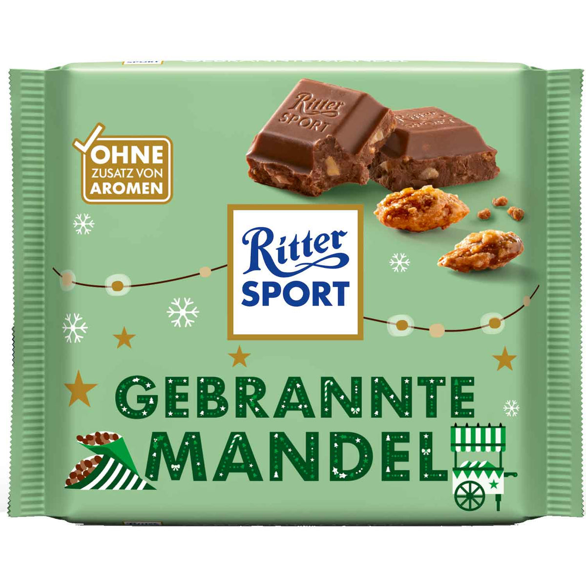 RITTER SPORT Chocolate Bars Festive Bundle 3 x 100g