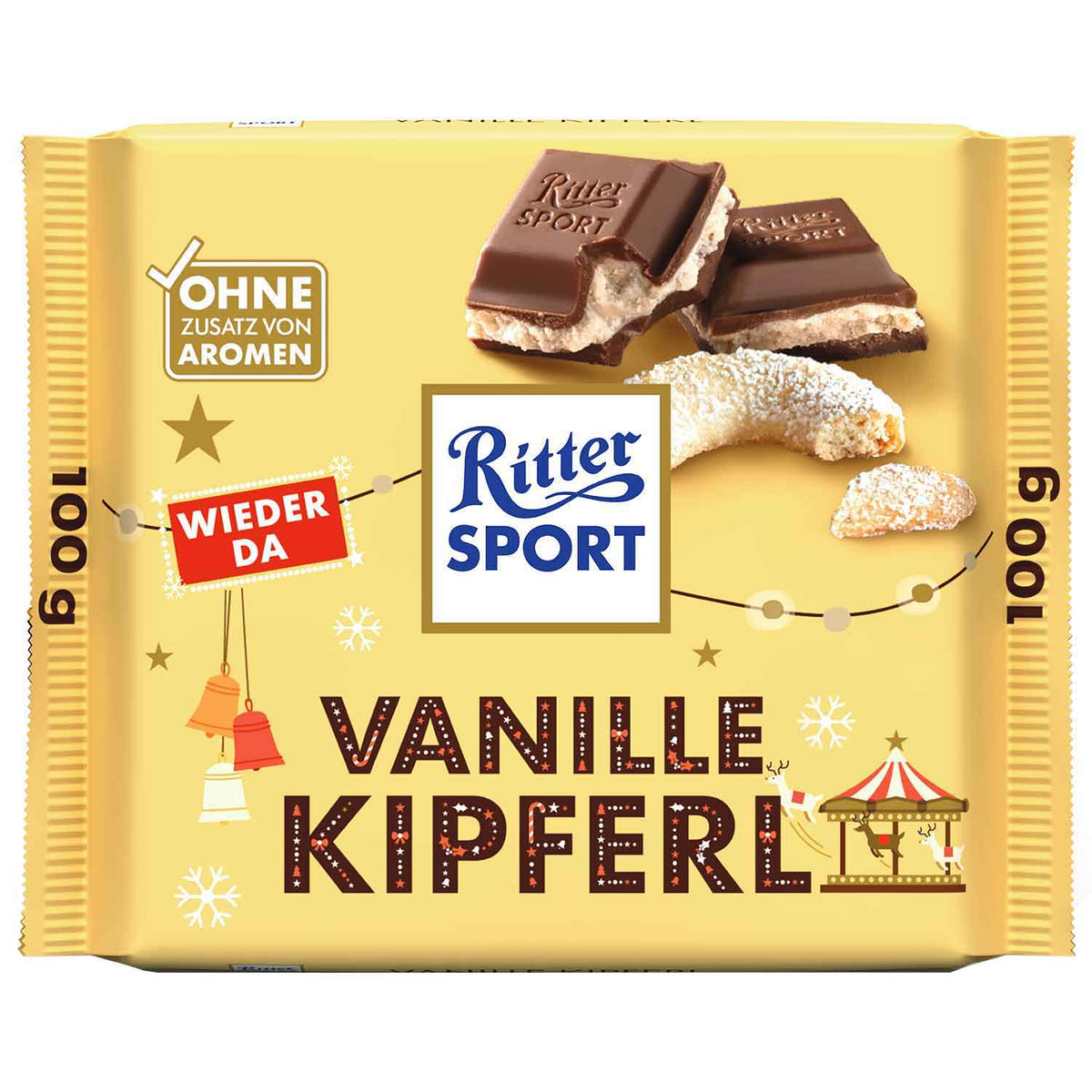 RITTER SPORT Chocolate Bars Festive Bundle 3 x 100g