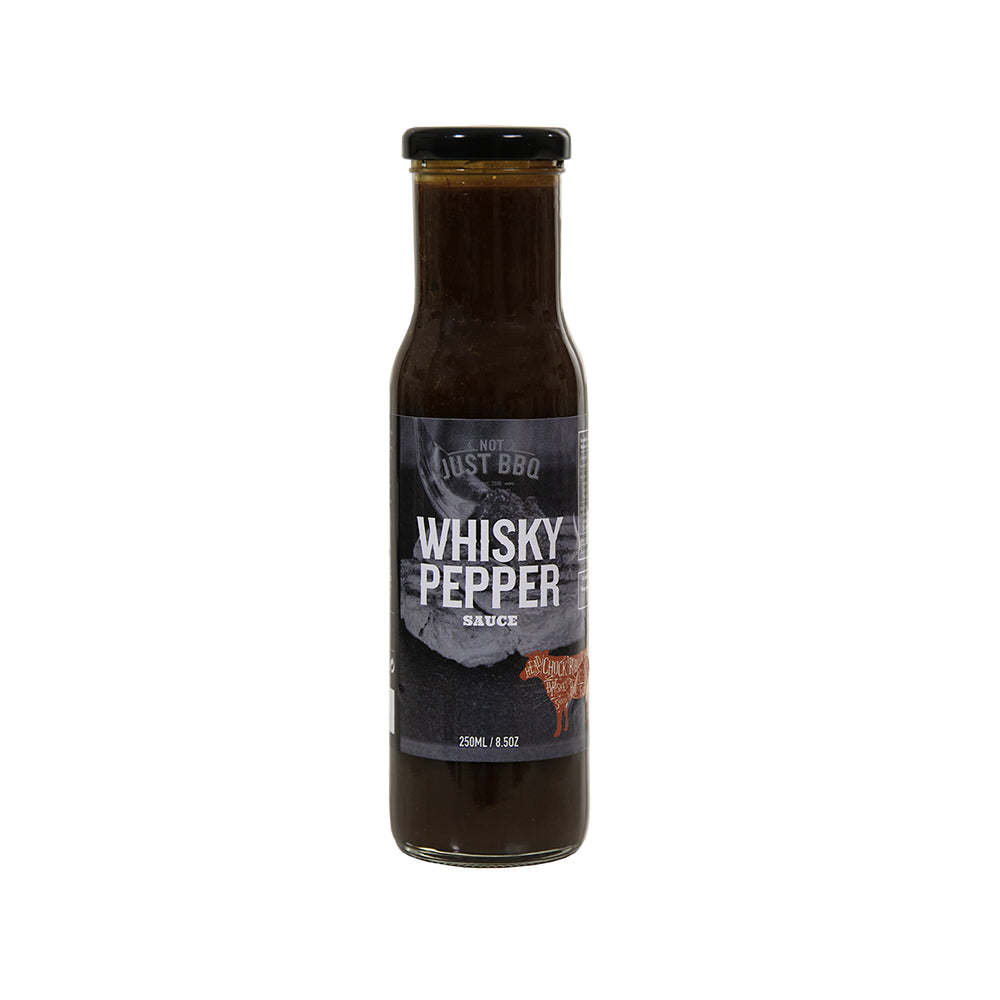 NOT JUST BBQ Whiskey Pepper BBQ Sauce 250ml