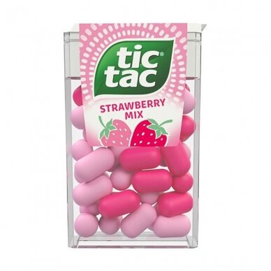 TIC TAC Sweet & Sour Strawberry Mix Pastilles 18g 0.64oz
