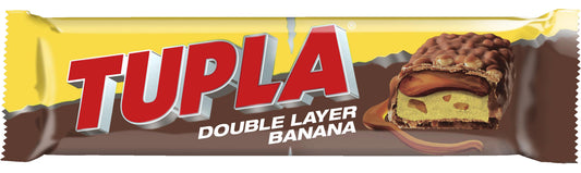 6 TUPLA DOUBLE LAYER BANANA Flavor Chocolate Bar 48g