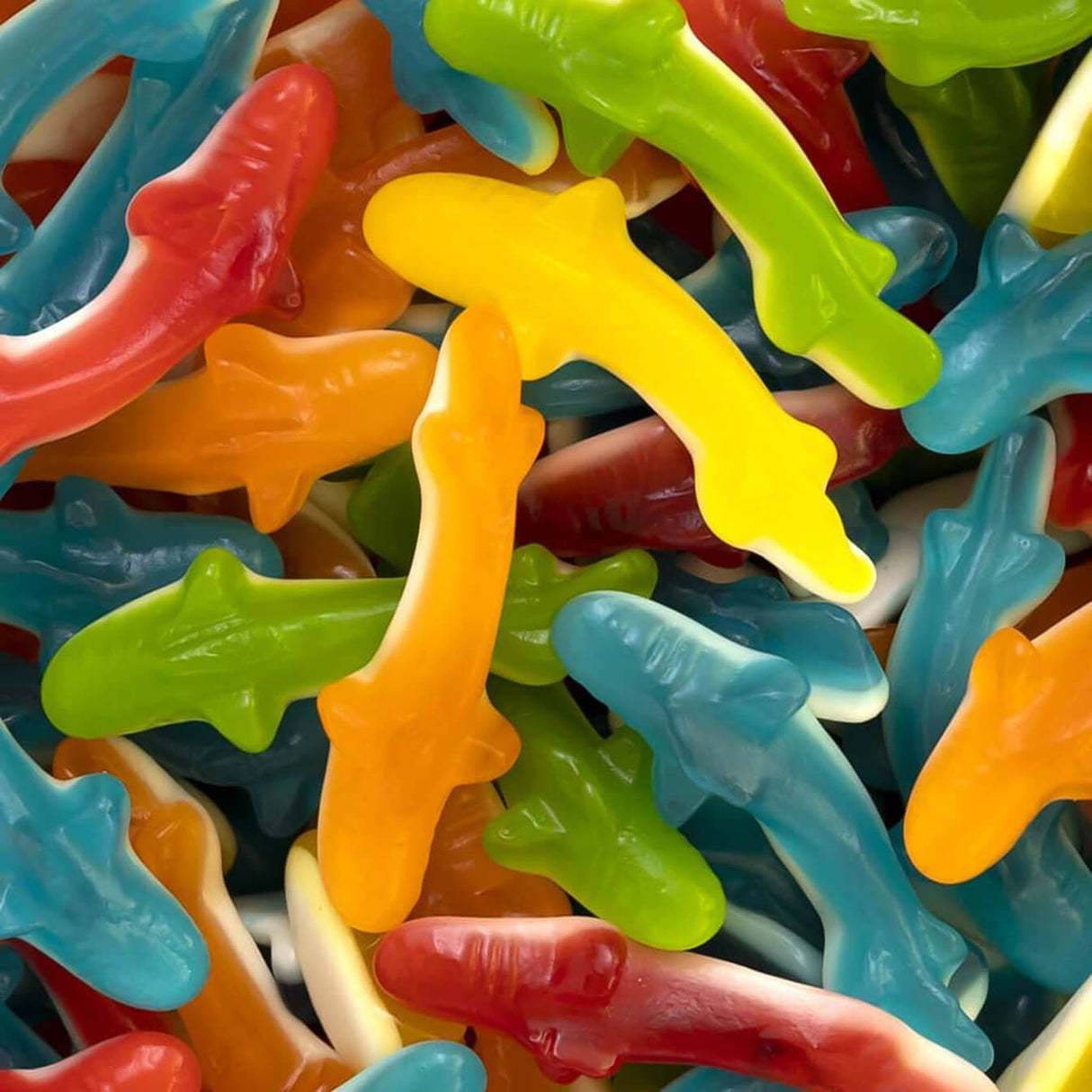 VIDAL SHARKS Raspberry Flavor Gummi Candies 90g