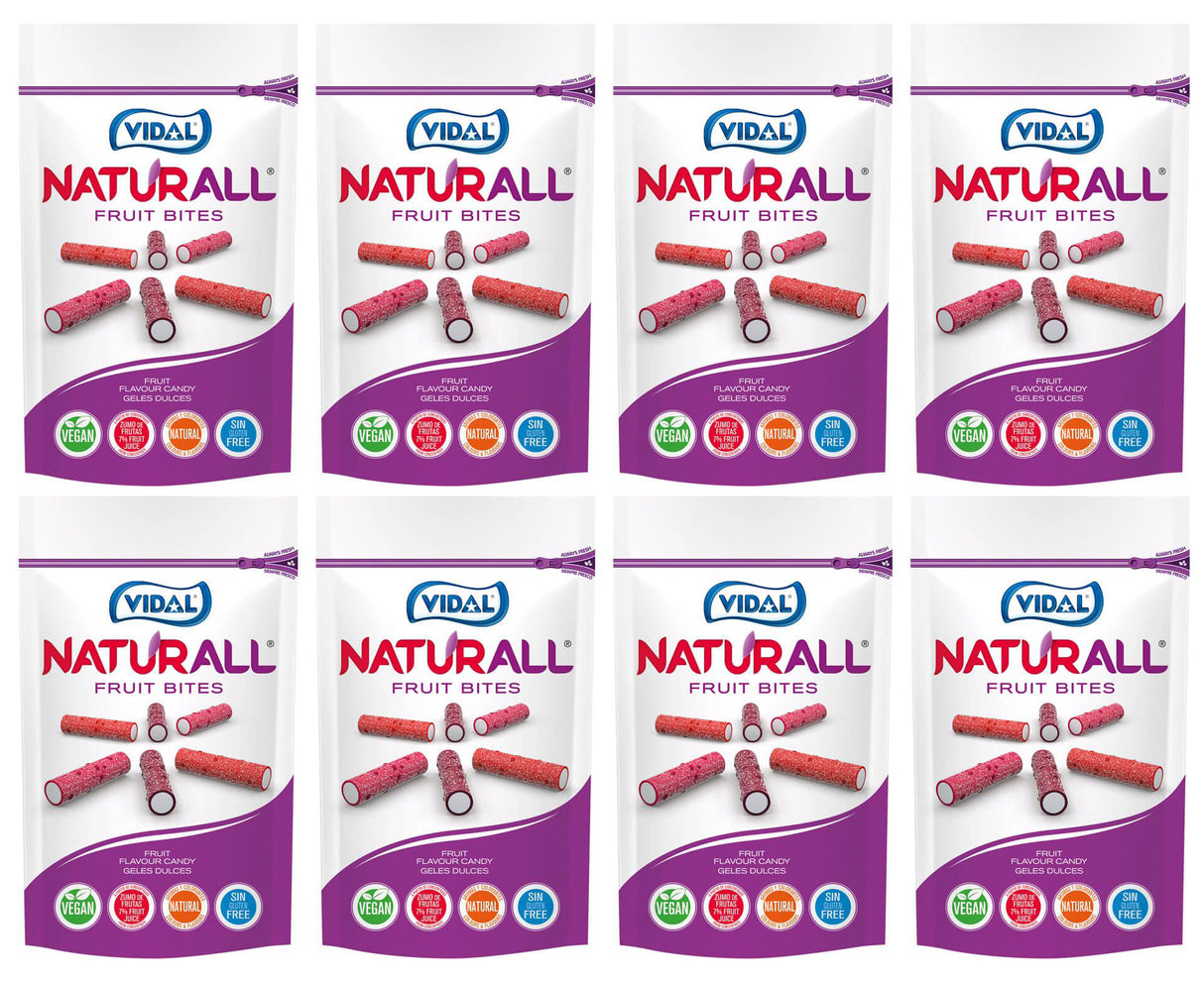 VIDAL NATURALL Fruit Bites Vegan Gummi Candies 8 x 180g