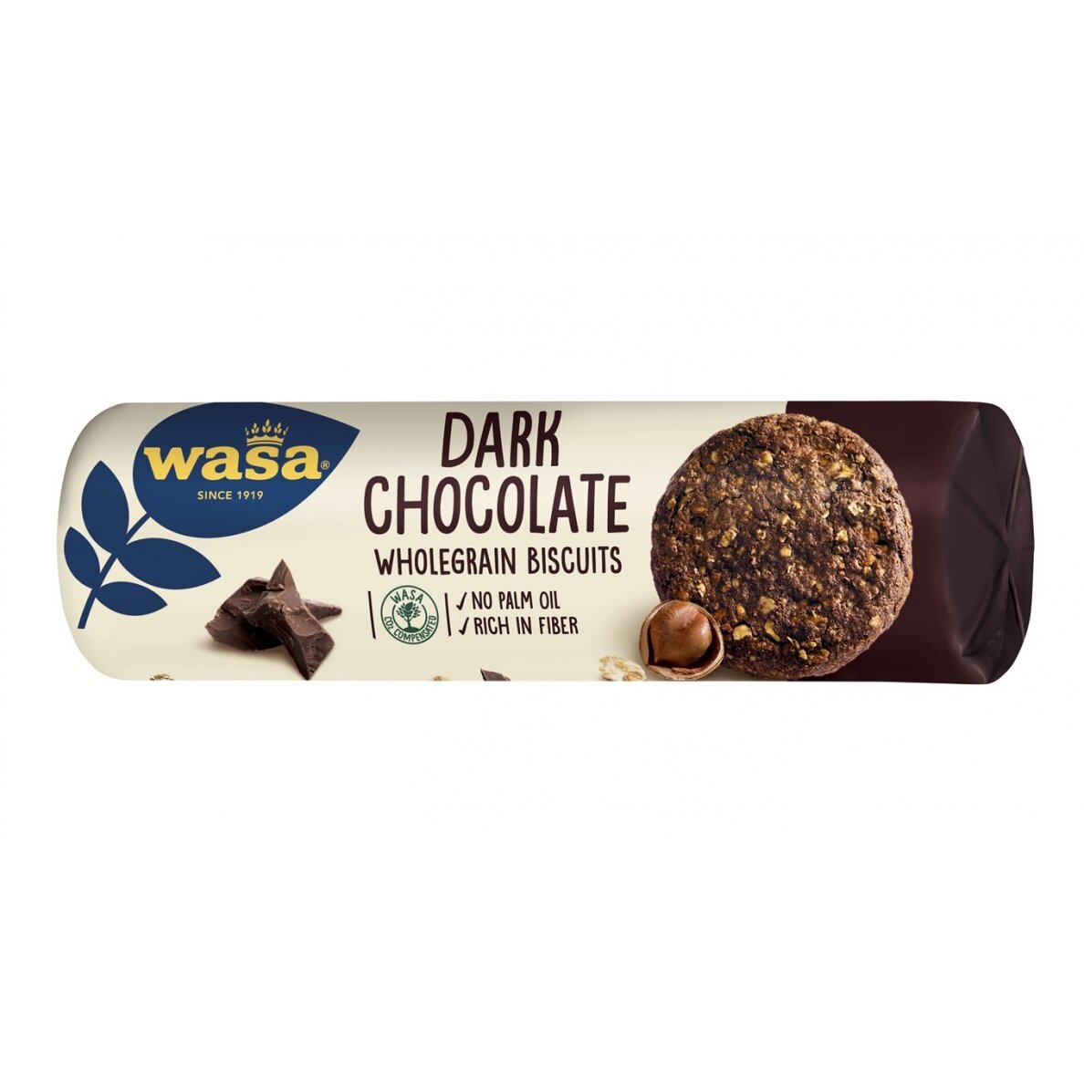 WASA Dark Chocolate Wholegrain Biscuits Cookies 230g