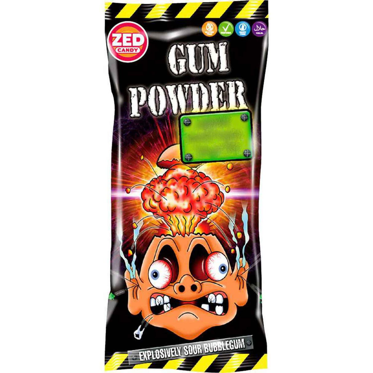 ZED Gum Powder Extra Sour Bubble Gum 30g