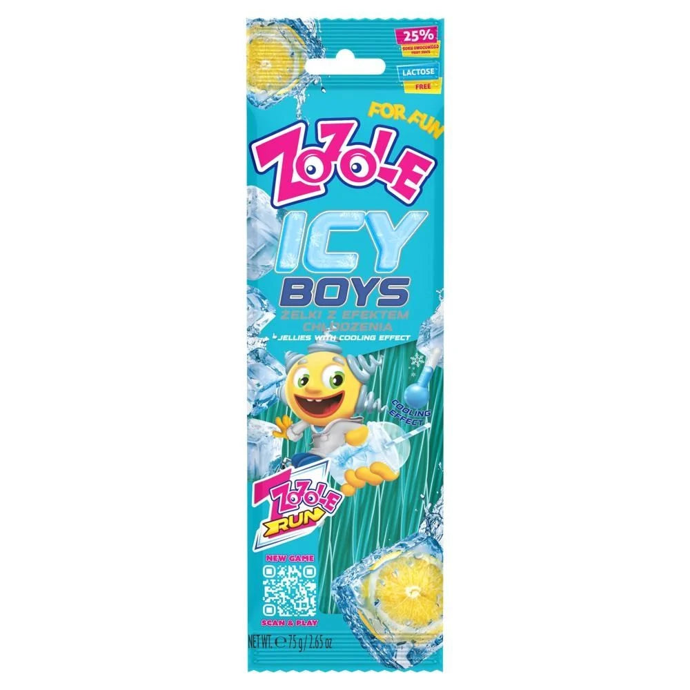 ZOZOLE ICY BOYS Gummi Candies with Cooling Effect 75g