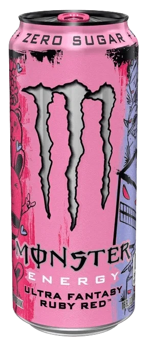 MONSTER ULTRA FANTASY RUBY RED Zero Sugar Energy Drink Can 500ml